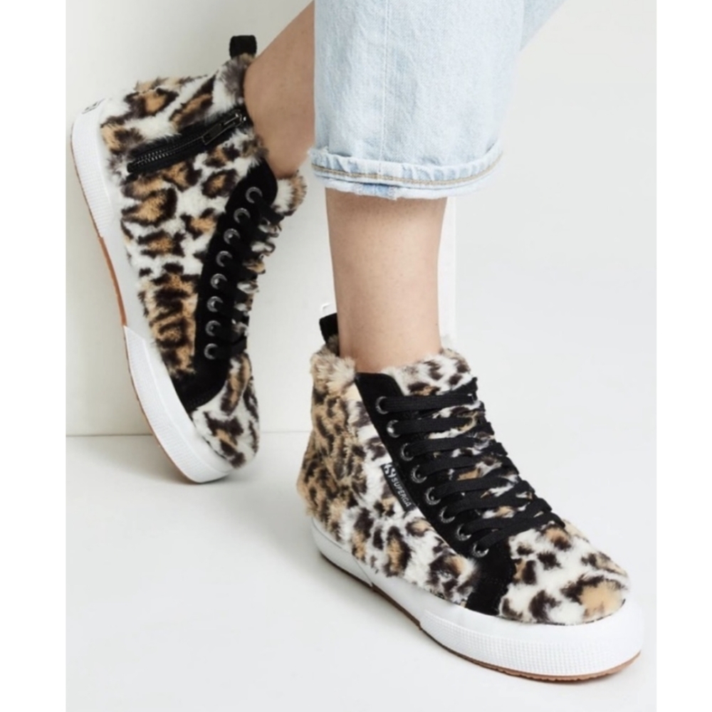 🆕🌿SUPERGA LEOPARD HIGH TOPS🌿